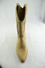 Load image into Gallery viewer, Loblan 2616 Tan Waxy Leather Cowboy Boots Hand Made Classic Biker Western 206 - www.loblanboots.com