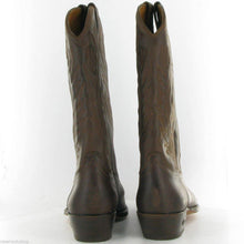 Load image into Gallery viewer, Loblan 194 Brown Waxy Leather Cowboy Boots Hand Made Classic Men Western 0194 - www.loblanboots.com