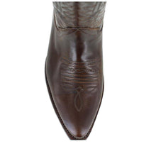 Load image into Gallery viewer, Loblan 194 Brown Whisky Leather Cowboy Boots Hand Made Classic Men'S Western - www.loblanboots.com