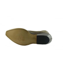 Load image into Gallery viewer, Loblan 298 Brown Waxy Leather Cowboy Short Western Boots Pointed Ankle Boot - www.loblanboots.com