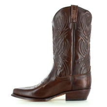 Load image into Gallery viewer, Loblan 194 Brown Whisky Leather Cowboy Boots Hand Made Classic Men'S Western - www.loblanboots.com