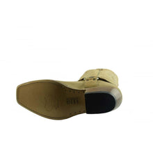 Load image into Gallery viewer, Loblan 2618 Tan Beige Leather Mens Cowboy Boots Classic Biker Hand Western 2618 - www.loblanboots.com