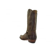 Load image into Gallery viewer, Loblan 2476 Brown Waxy Leather Cowboy Boots Handmade Classic Unisex Western - www.loblanboots.com
