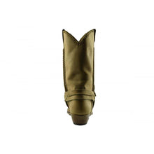 Load image into Gallery viewer, Loblan 548 Tan Beige Leather Mens Cowboy Boots Biker Square Chisel Toe Western - www.loblanboots.com
