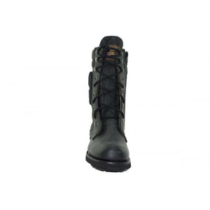 Loblan 2024 Black Biker Boots Combat Military Lace Up Handmade Boot Side Pocket - www.loblanboots.com