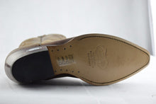 Load image into Gallery viewer, Loblan 2616 Brown Waxy Leather Cowboy Boots Hand Made Classic Biker Western 206 - www.loblanboots.com
