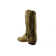 Load image into Gallery viewer, Loblan 2476 Tan Beige Leather Cowboy Boots Handmade Classic Western Buckle Boot - www.loblanboots.com
